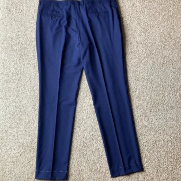 NWOT Brunello Cucinelli Men’s Navy Lightweight Wool Trousers Pants IT60 US 42-44 - Picture 15 of 16